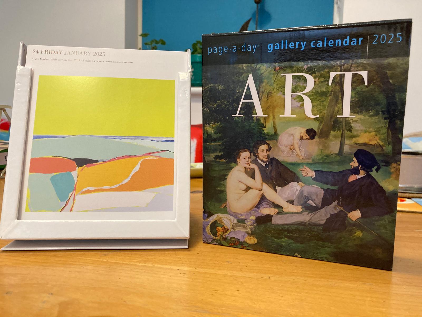 Hills Over the Sea featured in the 2025 Art Calendar